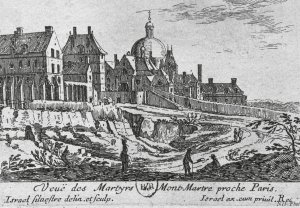 Illustration : L'Abbaye d'En-Bas, par Israel Silvestre, vers 1660.