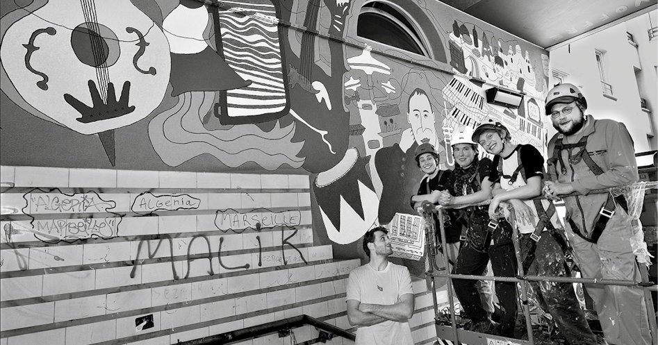 Du street art pour Boris Vian - Le 18e du mois